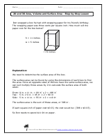 Worksheets Surface Area And Volume Grade 7 Worksheet 2d and 3d area volume surface worksheets upward rectangle lesson preview