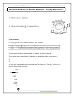 Irrational Numbers and Decimal Expansion Worksheets