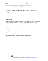 Homework Help Exponents
