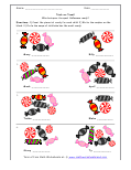 Kindergarten Comparison Worksheets