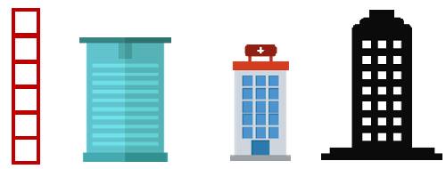 Three Building Measurement Problem