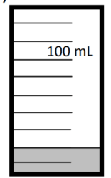 100 mL graduated cylinder