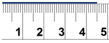 Reading Ruler 4.5 cm