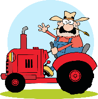 Farmer on Tractor