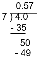 The Quotient for Hundredths