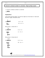 convert rational numbers to decimals worksheets convert to google sheets