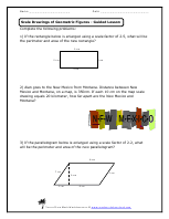 scale drawing worksheets 6th grade