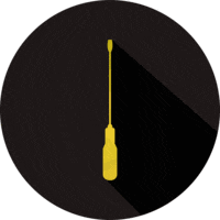 Screwdriver in Circle