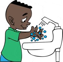 Boy Washing Hands