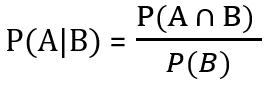 Conditional Probability Formula