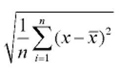 Standard Deviation Formula