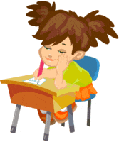 Girl Taking Test