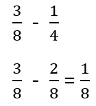 Fraction Subtraction
