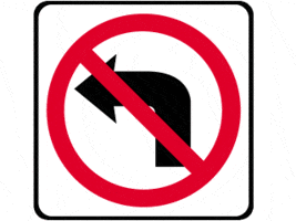 No Left Turn