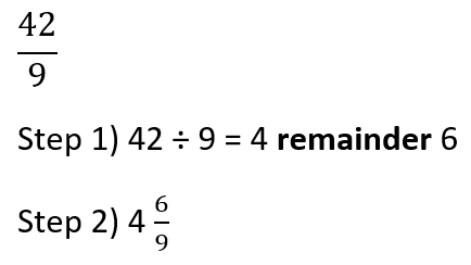 42 over 9 converted to a mixed number