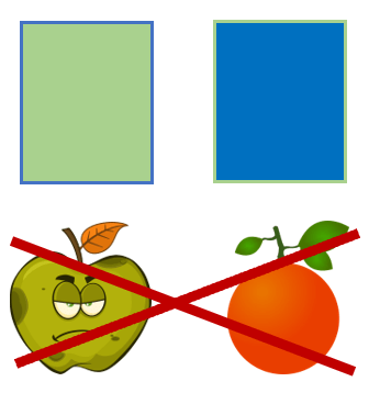 Apples to Oranges