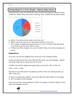 Pie Chart Worksheets High School