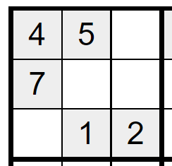 Product Sudoku (Mini Sudoku Series #21) Sudoku, Printable puzzles, Online math