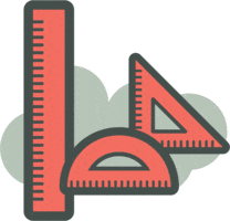 Ruler, Triangle, Protractor